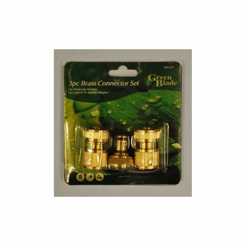 Hose Fitting Set 3Pce. Brass