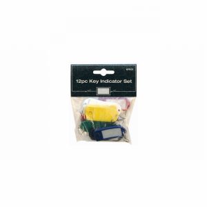 Key Tag Ass. Colours 12pk