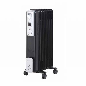 Heater Oil Filled Radiator 1.5Kw 7 Fin Black [+]