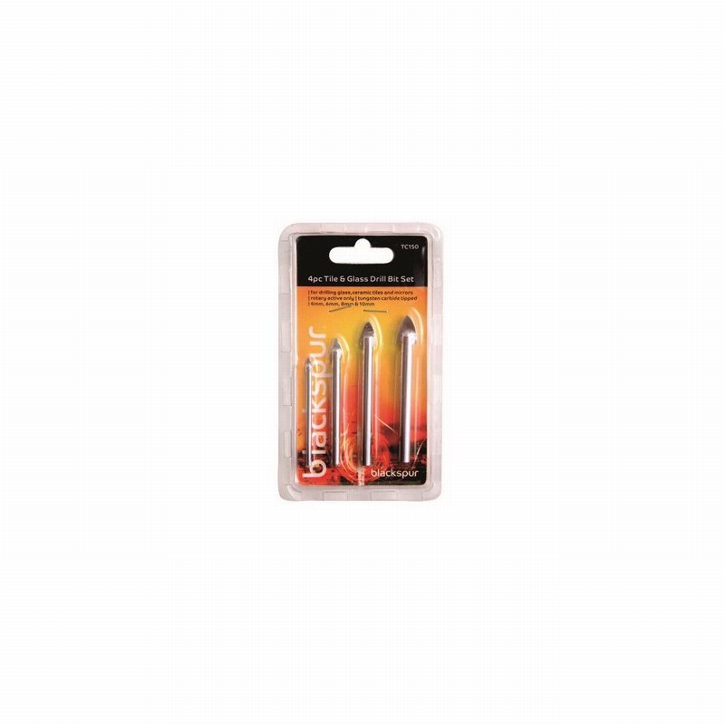 Drill Set Tile & Glass 4Pce.