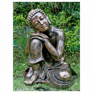 Garden Ornament SLEEPING DEITY GOLD Colour 60cm