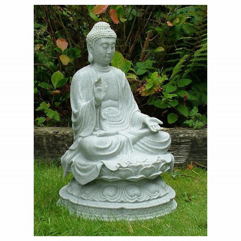Garden Ornament THAI BUDDHA GRANITE Colour 46cm