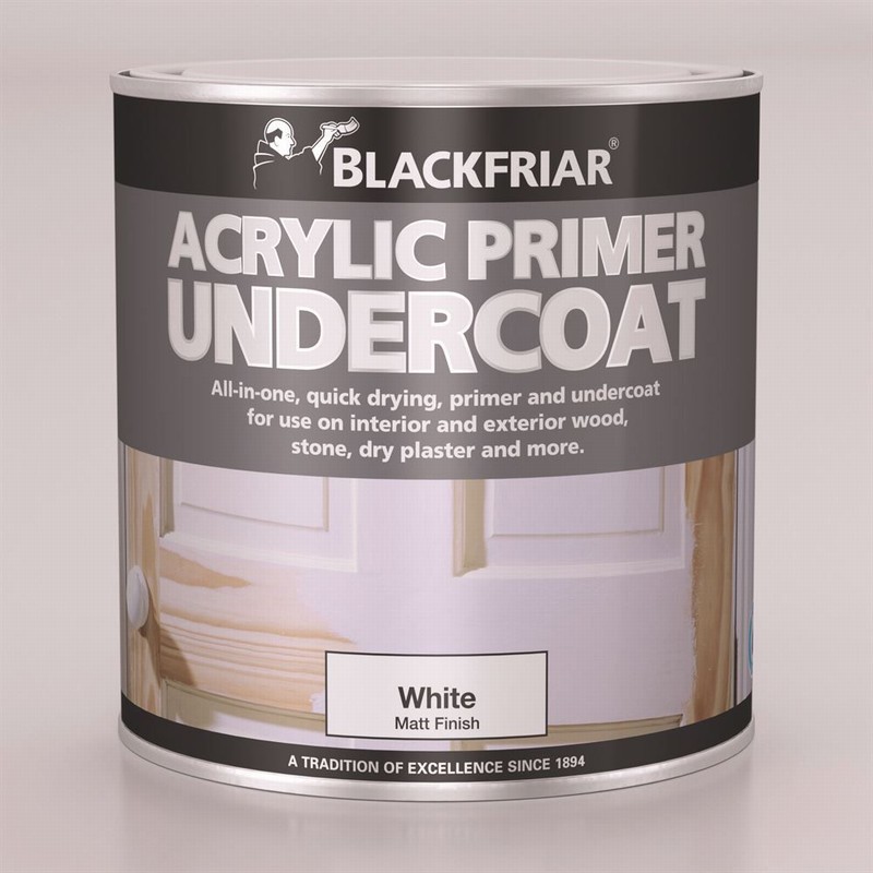 Primer Undercoat Acrylic Q/D Grey 250ml
