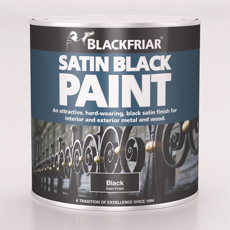 Paint Black Satin 250ml