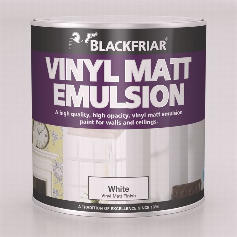 Paint Vinyl Matt Interior & Exterior White 1Ltr.