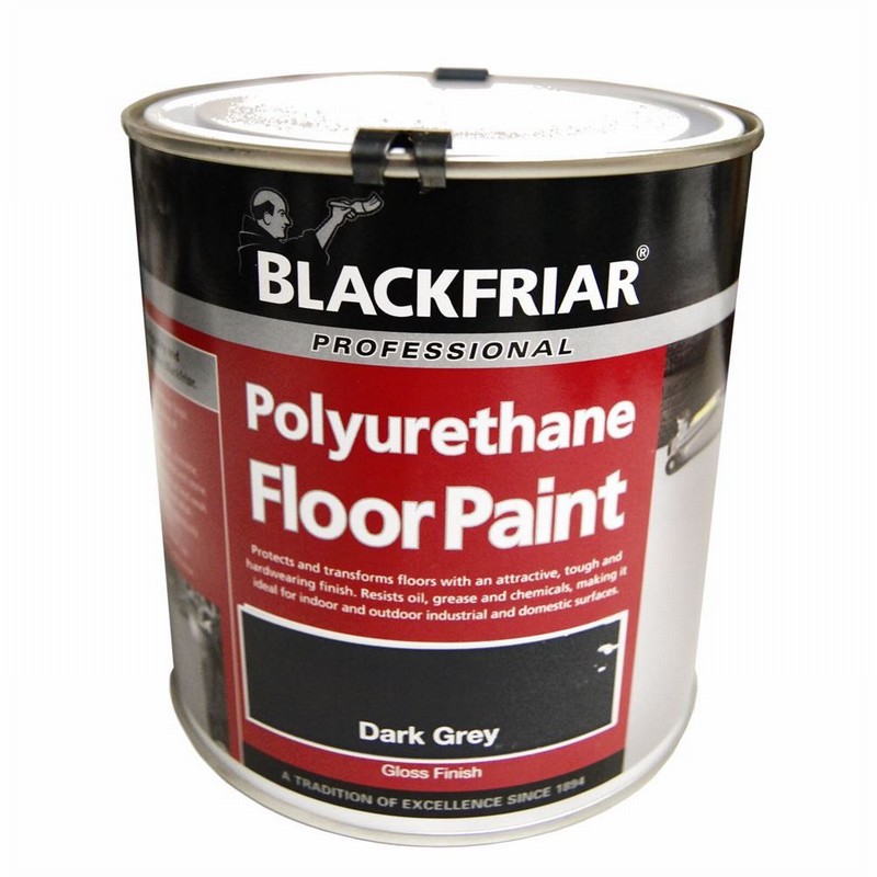 Paint Floor PolyUrethane Dark Grey 500ml