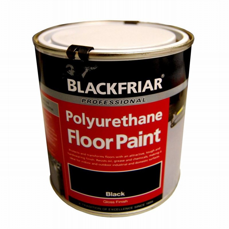 Paint Floor PolyUrethane Black 500ml