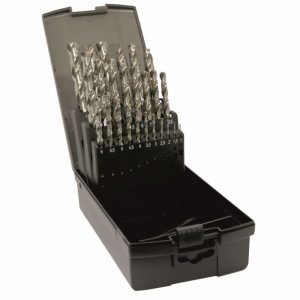 Drill Set HSS 19Pce. 1>10mm Ground