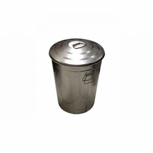 Dustbin Galvanized & Lid 9.5Ltr.