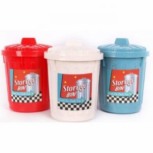 Bin Mini Waste for Storage 15x13cm Plastic