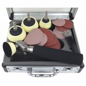 Lathe Bowl Sander 50 & 75mm Pads Inc. 20Discs