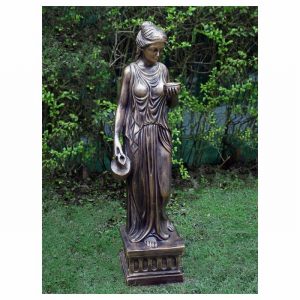 Garden Ornament HEBE GODDESS OF YOUTH BRONZE Colour 85cm