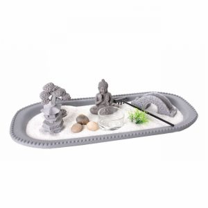Night Light Holder Zen Garden with Buddha Lge.