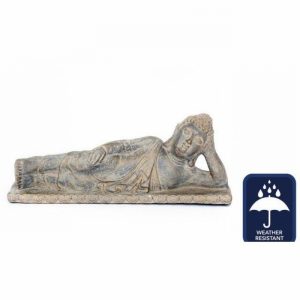 Ornamental Buddha Lying Sandstone Look 35cm Ext.
