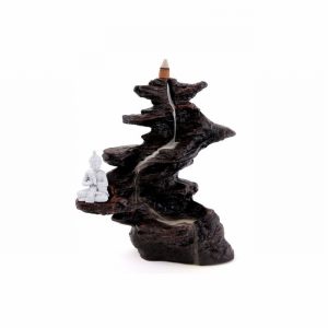 Backflow Burner Statue with Buddha 25cm