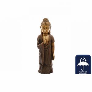 Ornamental Buddha Gold Standing 62cm Ext.
