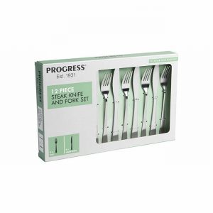Cutlery Set PROGRESS Steak Satin SS12Pce.
