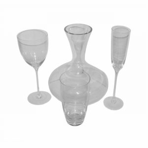 Glasses & Jug Set 13 Pce. Deluxe Glass