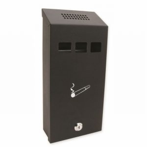 Cigarette Bin Black 323x147x60mm