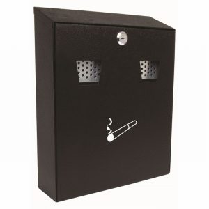 Cigarette Bin Black 320x255x75mm