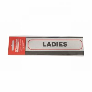 Sign Self Ad. 170x40mm LADIES