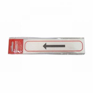 Sign Self Ad. 170x40mm LONG ARROW (Symbol)