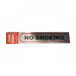 Sign Self Ad. 170x40mm NO SMOKING