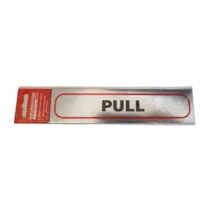 Sign Self Ad. 170x40mm PULL (Horizontal)