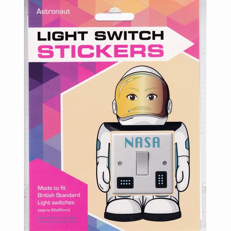 Sticker Set for Light Switch Astronaut