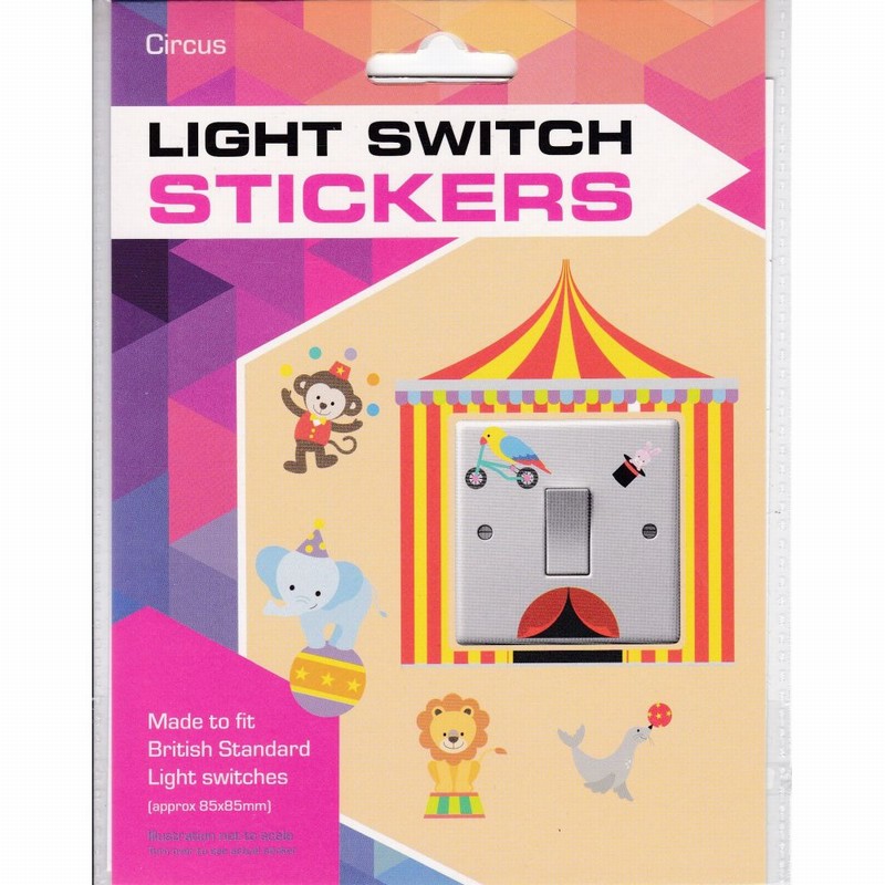 Sticker Set for Light Switch Circus