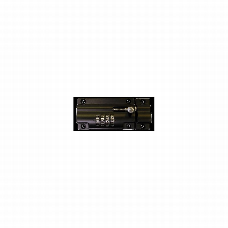 Bolt Tower 110mm Combination Locking Black D