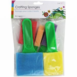 Craft Sponges Foam on Handle x5
