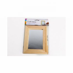 Mirror in Pine Frame 17x13cm Crafting