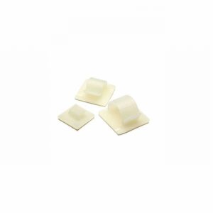 Cable Clip Self Adhesive Natural 4-5mm x100
