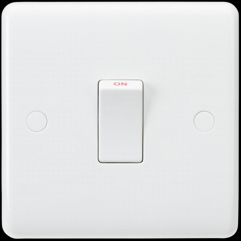 Switch 20Amp Double Pole CURVED EDGE