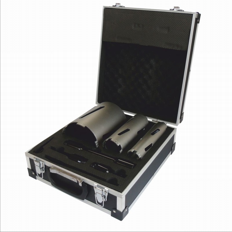 Drill Set Diamond Core Hole Cutting 3Pce. In Case