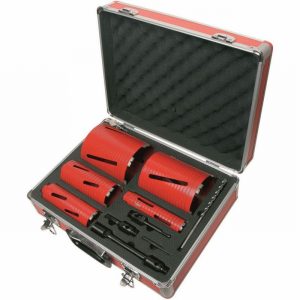 Drill Set Diamond Core Hole Cutting 10Pce. SPIRIO