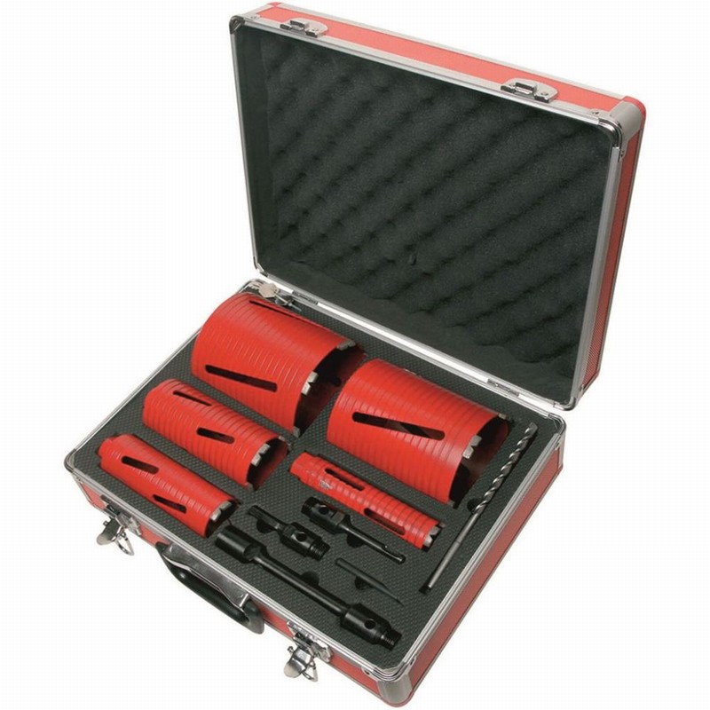Drill Set Diamond Core Hole Cutting 10Pce. SPIRIO