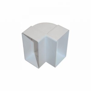 Duct Rect 100x54mm 90Deg. Vertical Bend