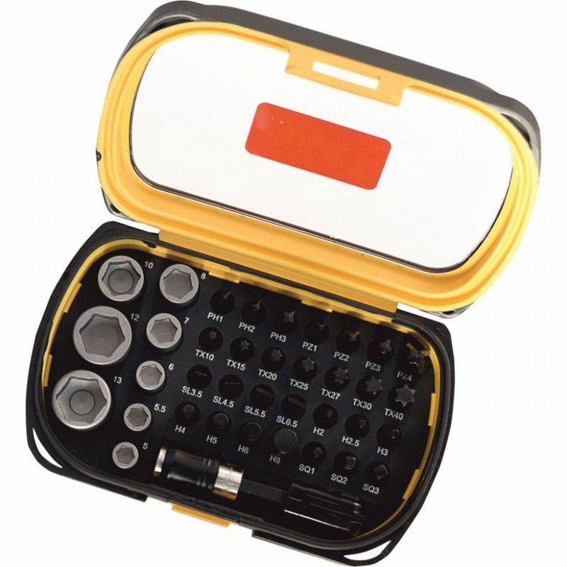Screwdriver Insert Bit Set 37Pce. Impact in Case