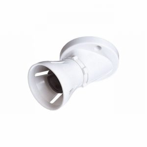 Batten Lampholder Angled HO Shield BC T1 Rated