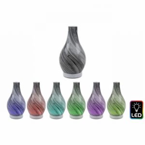 Diffuser Marble Effect Vase Shape LED 19cm High