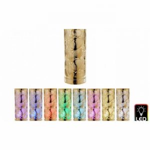 Oil Burner Lotus Leaves Design 25.5cm Gold