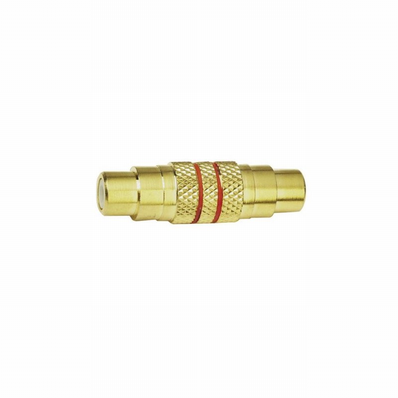 Adaptor Phono to Phono Double Female Gold Plated