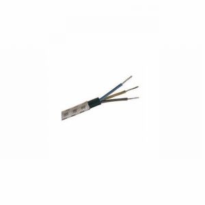 Flex PVC Round 3core 1.0mm 2183Y Braided Per Mtr.