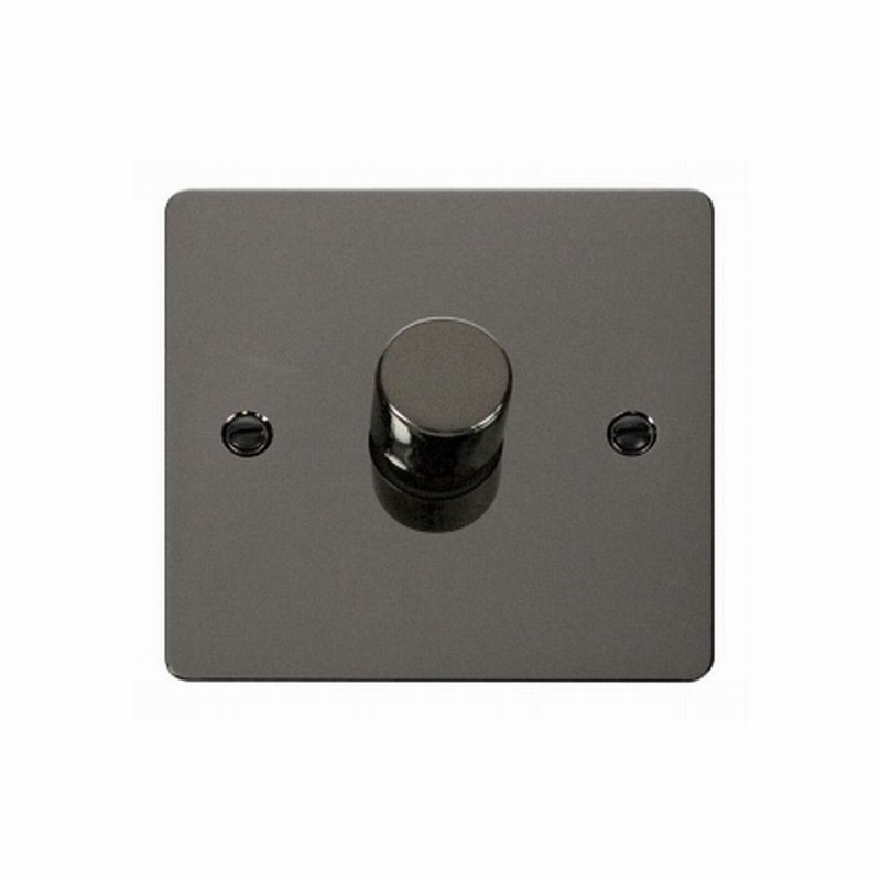 DIMMER 1GANG 2WAY 400W BLACK NICKEL