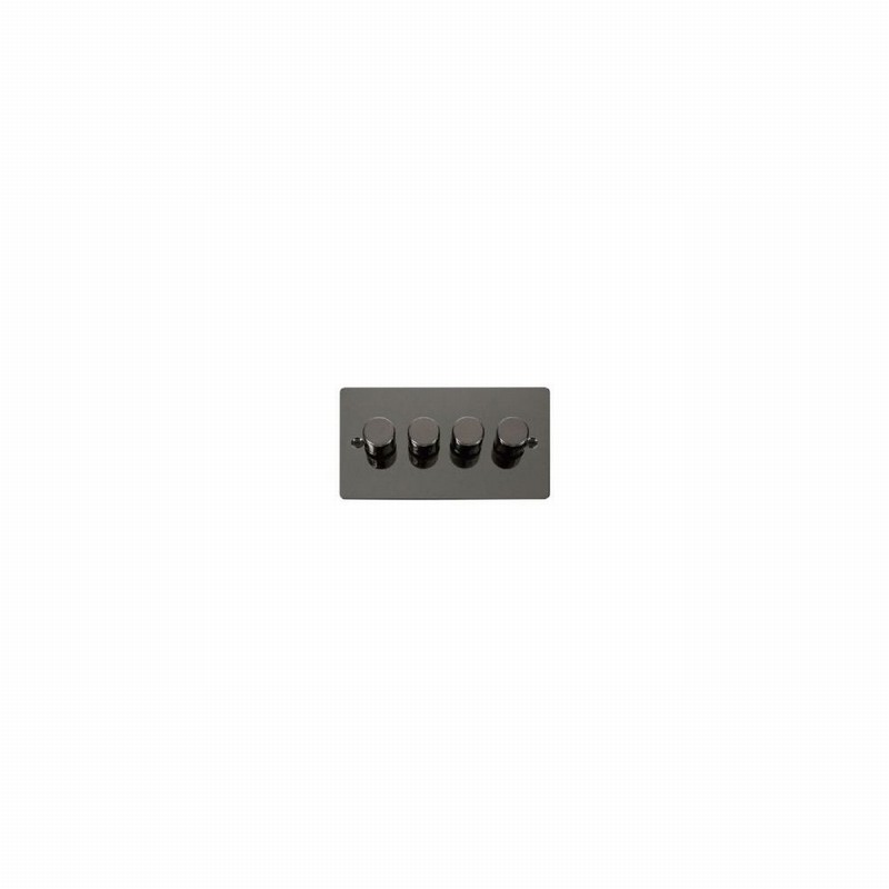 DIMMER 4GANG 2WAY 400W BLACK NICKEL