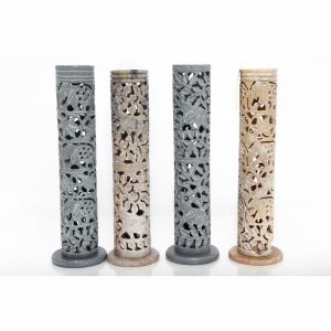 Incense Stick Holder Tower Design Soapstone 15cm