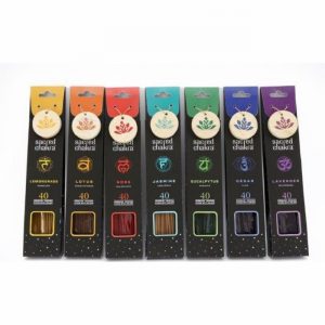Incense Sticks Sacred Shakra & Holder x30 Cedar