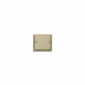 BLANK PLATE 1GANG G.BRASS